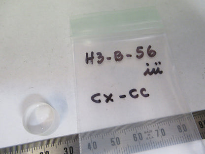 OPTICAL THICK LENS CONVEX CONCAVE CYLINDER OPTICS AS PICTURED &H3-B-56