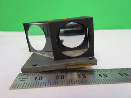 LEITZ WETZLAR GERMANY MOUNTED GLASS PRISM MICROSCOPE PART AS PICTURED X2-A-47