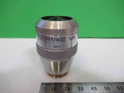 LEITZ WETZLAR GERMANY OBJECTIVE DF ERGOLUX 20X MICROSCOPE AS PICTURED #P4-B-55