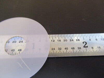 QUARTZ PLATE SINGLE CRYSTAL PIEZOELECTRIC X-CUT PIEZO PART AS PICTURED &3K-A-78