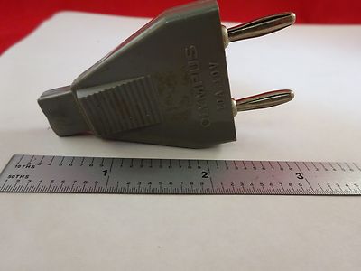 MICROSCOPE PART OLYMPUS JAPAN POWER ADAPTER PLUG 10A 10V AS IS BIN#N2-E-05