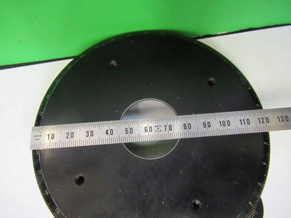 ZEISS GERMANY POL ROTABLE STAGE TABLE MICROSCOPE PART AS PICTURED X9-B-21
