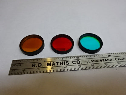 Microscope Part Lot Nikon Japan Lot Filters Lenses Optics