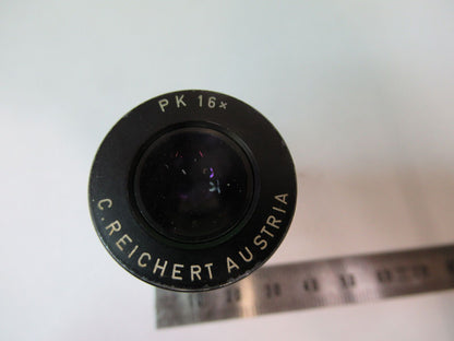 REICHERT AUSTRIA PK 16X EYEPIECE LENS MICROSCOPE PART AS PICTURED R2-A-39