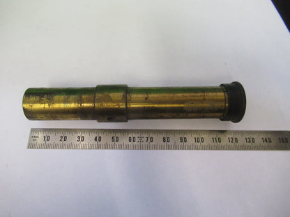 Antique Brass Tubus Ocular Unknown Microscope Part