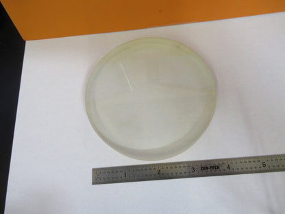 OPTICAL FLAT LARGE GLASS DULL POLISHED SIDES LASER OPTICS AS PICTURED &27-A-54