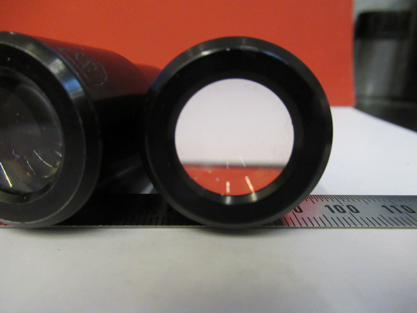PAIR AO AMERICAN OPTICS 10X EYEPIECE CAT 146 MICROSCOPE PART AS PICTURED Q4-A-12