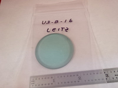 Microscope Part Ernst Leitz Germany Blue Glass Filter Beveled Optics B