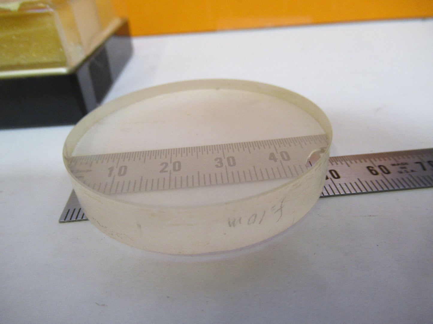 OPTICAL ex-NASA UN COATED FLAT LENS PRO LASER OPTICS AS PICTURED Y4-A-140