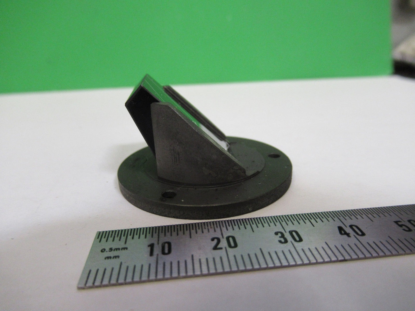 NIKON JAPAN HEAD GLASS PRISM OPTICS MICROSCOPE PART AS PICTURED T4-B-15
