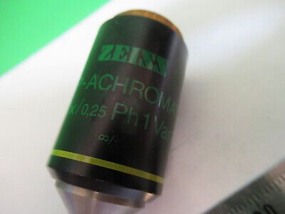 ZEISS ACHROMAT 10X PH1 INFINITY OBJECTIVE MICROSCOPE PART AS PICTURED &Q9-A-124