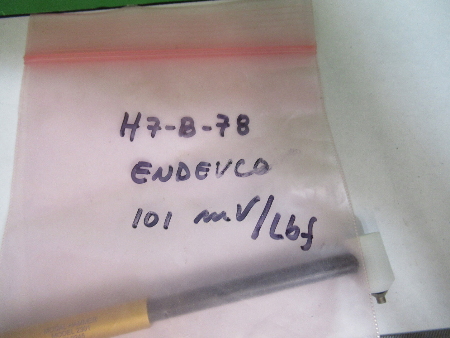 ENDEVCO 2301 MINI MODAL IMPULSE HAMMER  LOAD CELL  AS PICTURED H7-B-78