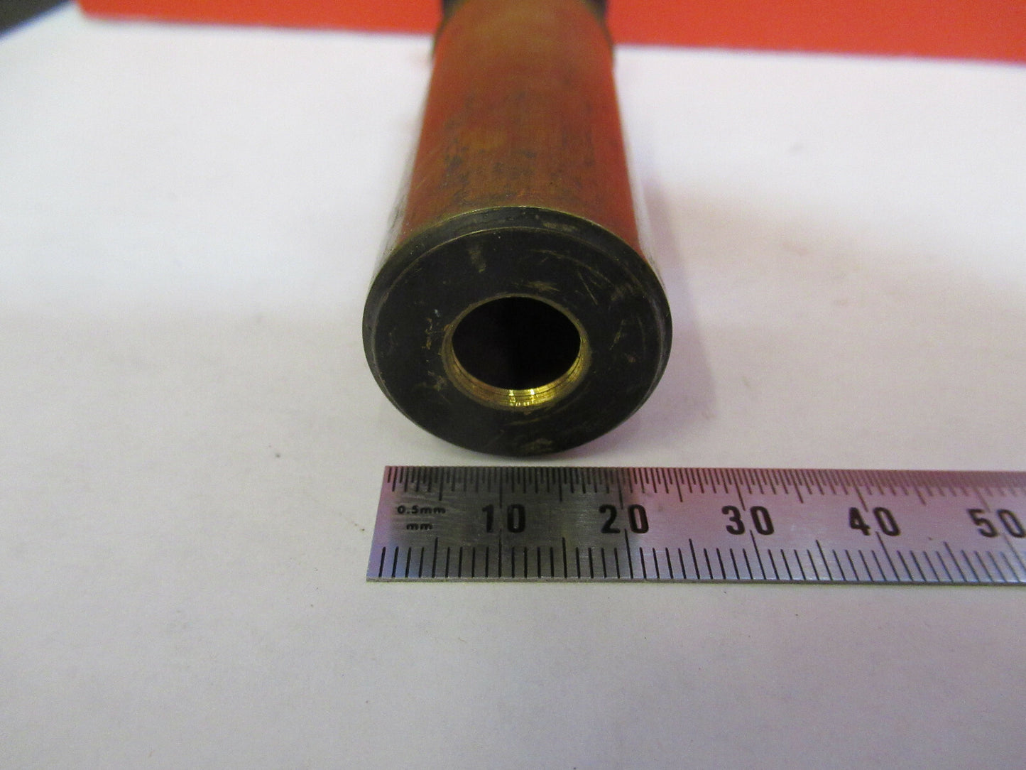 Antique Brass Eyepiece + Tubus UK Made Microscope Part