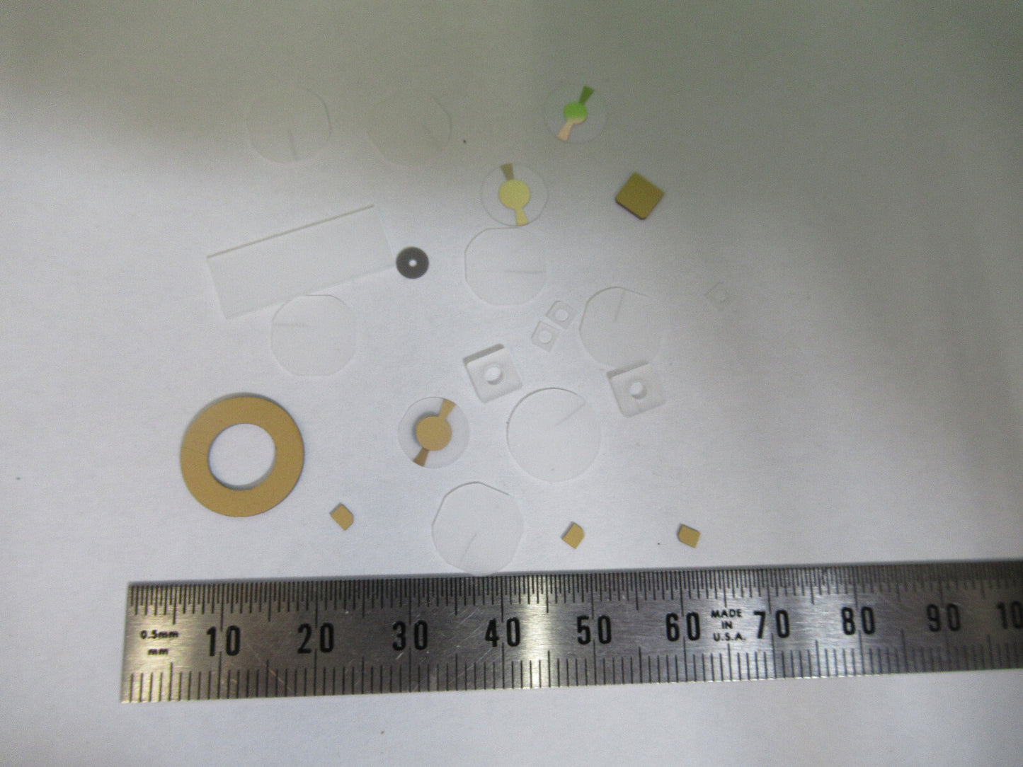 Lot Blanks Piezoelectric Quartz Crystal X-y-cut Gold Coated Piezo Sensor