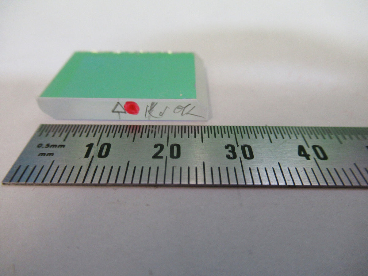 FOR PARTS OPTICAL  FLAT DICHROIC MIRROR OPTICS AS IS #Z5-A-52