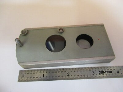 Aus Jena Germany Polarizer Lens Slide Pol Microscope Part