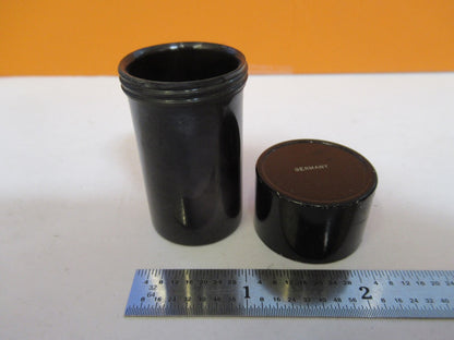 EMPTY OBJECTIVE CAN UNKNOWN MAKER MICROSCOPE PART PICTURED &FT-1-A-25