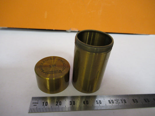 Empty Bausch & Lomb Brass Objective Canister Microscope Part