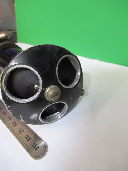 Antique Bausch & Lomb Tubus + Nosepiece Microscope Part