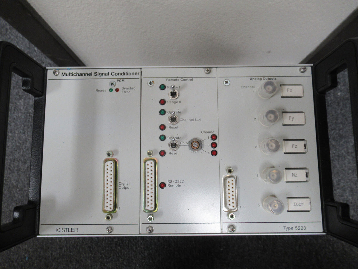 KISTLER SWISS SENSOR 5223 MULTICHANNEL SIGNAL CONDITIONER AS PICTURED #TD-4