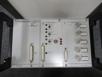 KISTLER SWISS SENSOR 5223 MULTICHANNEL SIGNAL CONDITIONER AS PICTURED #TD-4