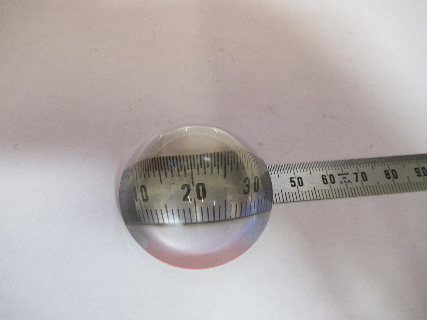 NIKON ECLIPSE E-400 JAPAN CONVEX LAMP LENS MICROSCOPE PART AS PICTURED T5-A-26