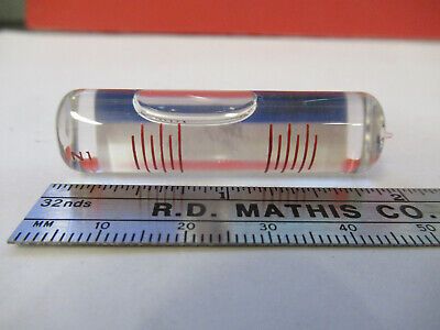 EDMUNDS BUBBLE LEVEL VIAL 40mm AS PICTURED &A7-B-32