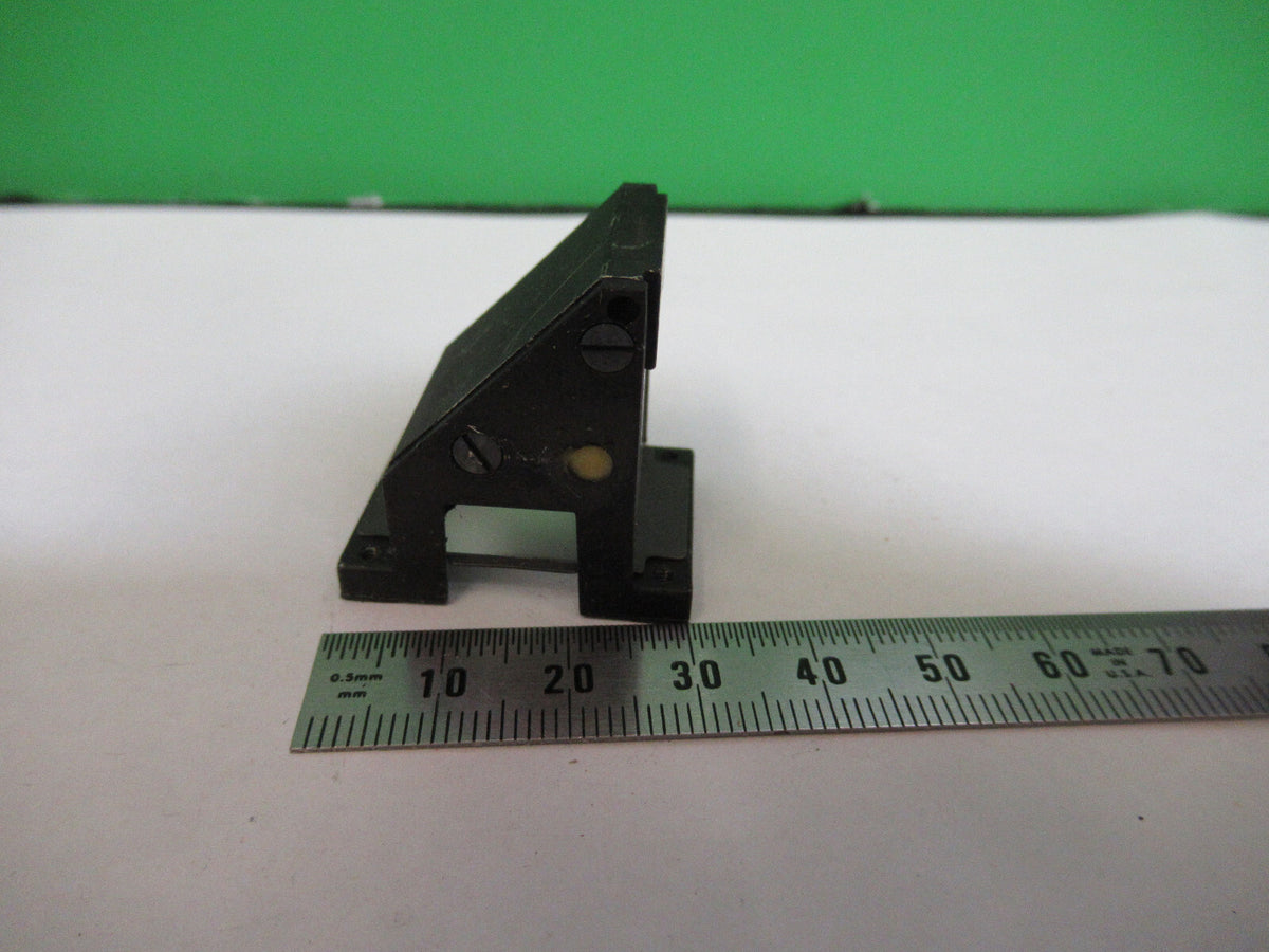 BAUSCH LOMB GLASS PRISM HEAD OPTICS MICROSCOPE PART AS PICTURED 80-B-34