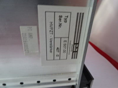PI PHYSIK INSTRUMENTE GERMANY HIGH VOLTAGE HVPZT AMPLIFIER E 507.00 PIEZO #94-36
