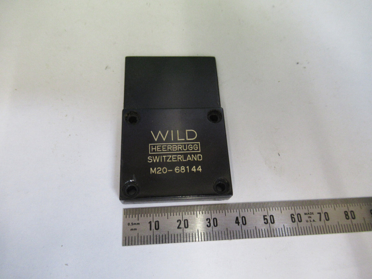 WILD SWISS M20 PLATE STAGE MICROSCOPE PART AS PICTURED R8-A-62