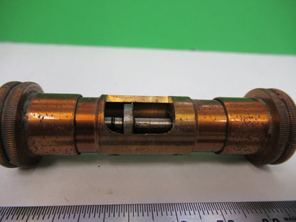 ANTIQUE SPENCER BRASS MICRO ADJUST MICROSCOPE PART AS PICTURED X6-A-62