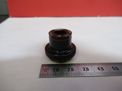 OLYMPUS JAPAN 4X LENS OBJECTIVE MICROSCOPE PART AS PICTURED T9-A-02