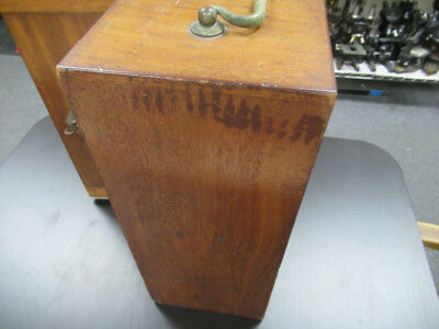 EMPTY SEIBERT GERMANY WOOD CABINET 1800's MICROSCOPE PART AS PICTURED #TB-5