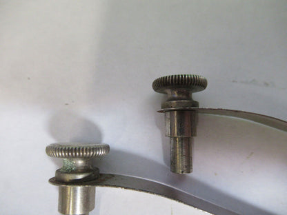 PAIR CLIPS ANTIQUE SPENCER AO MICROSCOPE PART AS PICTURED &G2-A-121