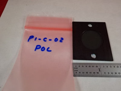 MICROSCOPE PART POLARIZER POL OPTICS AS IS BIN#P1-C-02