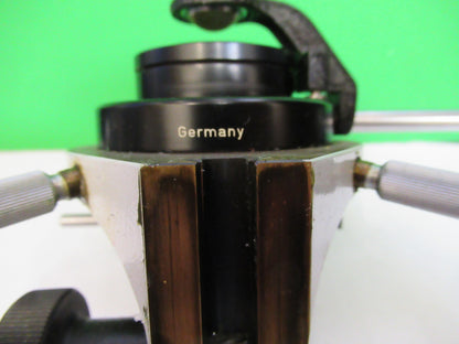 ZEISS GERMANY POL CONDENSER + POLARIZER HOLDER MICROSCOPE PART AS PICTURED X9B64