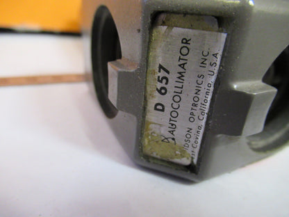 or Repair Davidson Autocollimator D657 Optical Pro Optics