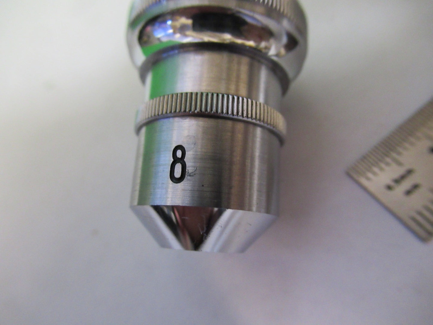 SEIBERT WETZLAR 8X GERMANY OBJECTIVE LENS MICROSCOPE PART AS PICTURED U9-A-16