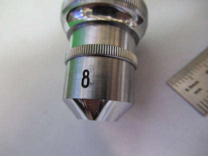 SEIBERT WETZLAR 8X GERMANY OBJECTIVE LENS MICROSCOPE PART AS PICTURED U9-A-16