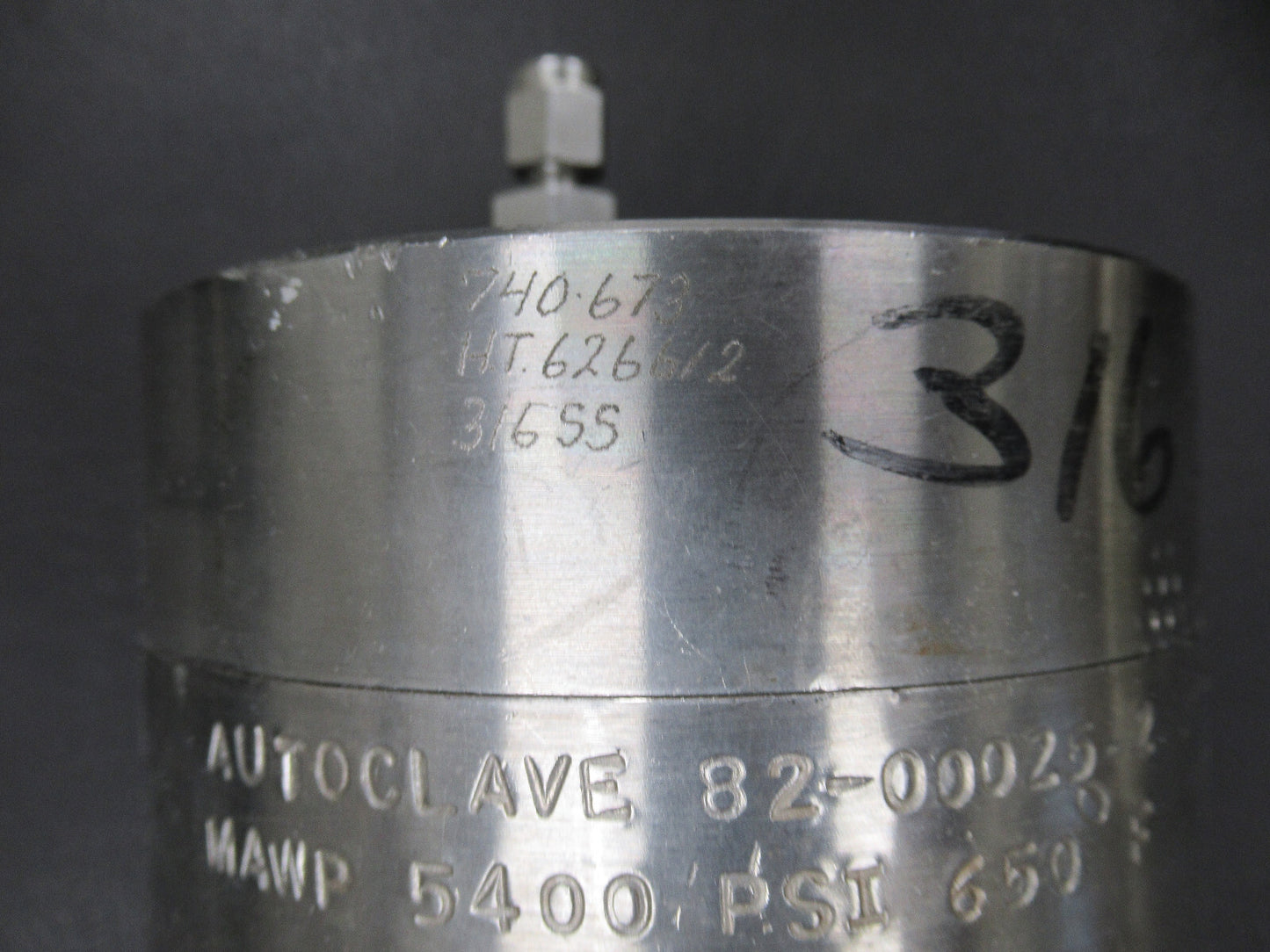 SS316 5400PSI HIGH PRESSURE AUTOCLAVE UNKNOWN PURPOSE AS PICTURED buchibox