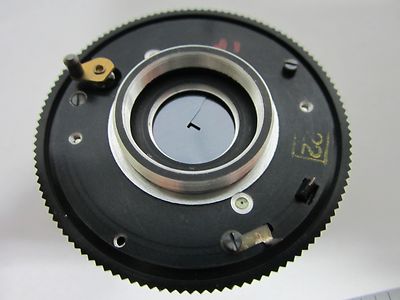 MICROSCOPE CAMERA SHUTTER PRONTOR 125 OPTICS #Q3-20