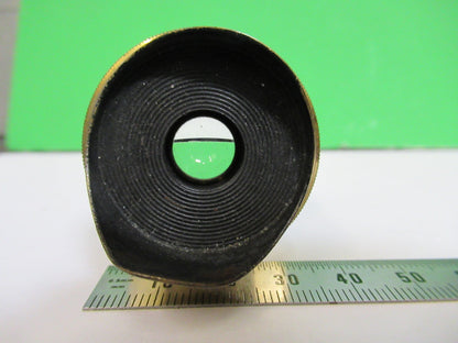 ANTIQUE BRASS OCULAR EYEPIECE LENS COLLINS LONDON UK MICROSCOPE PART X3-B-13