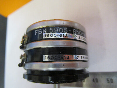 VARIABLE RESISTOR SYNCHRO 5905-850-1487-D336 NSN AIRCRAFT PART AS PIC &P4-A-29