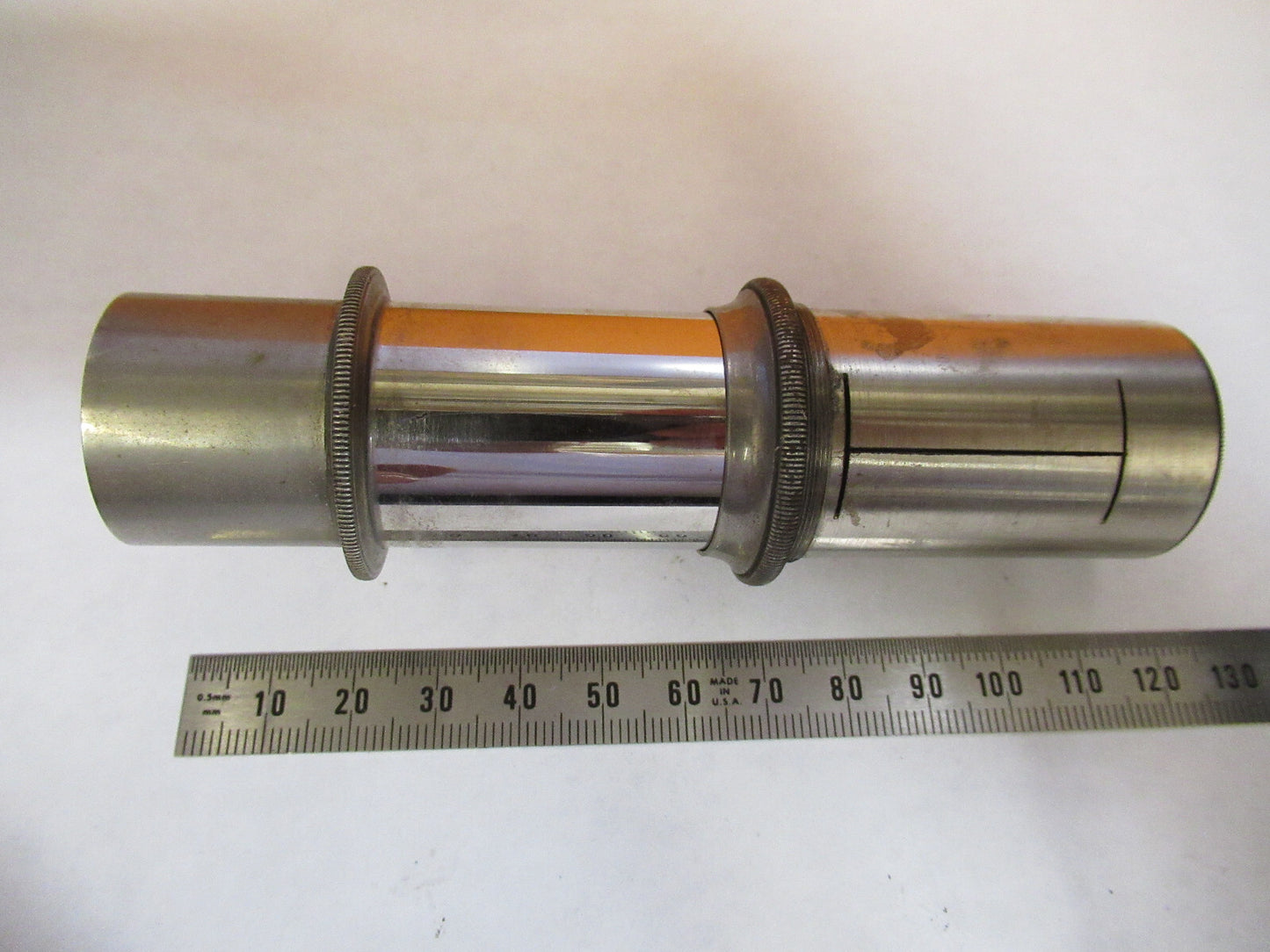 Antique Bausch & Lomb Brass Tubus 26mm Microscope Part