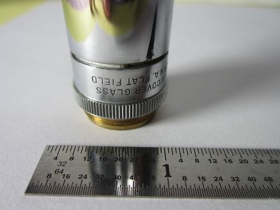 MICROSCOPE PART OBJECTIVE BAUSCH LOMB OPTICS BIN#C8-14