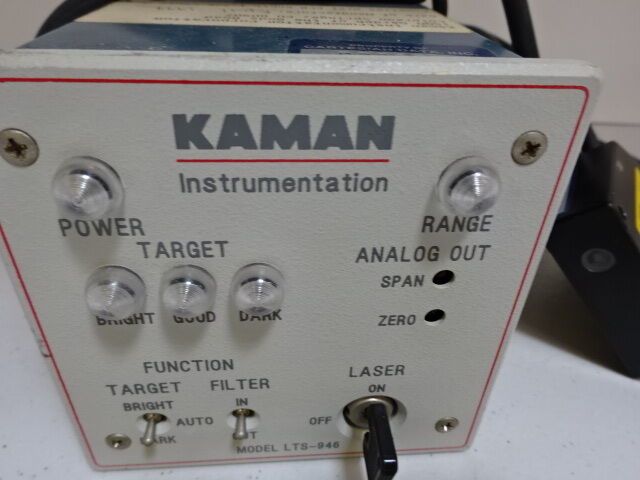 FOR PARTS KAMAN INSTRUMENTATION SENSOR + CONDITIONER SUPPLY AS IS #TB-4