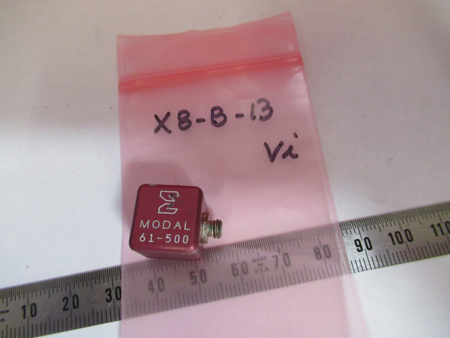 PCB PIEZOTRONICS MODAL ENDEVCO 61-500 ACCELEROMETER AS PICTURED X8-B-13