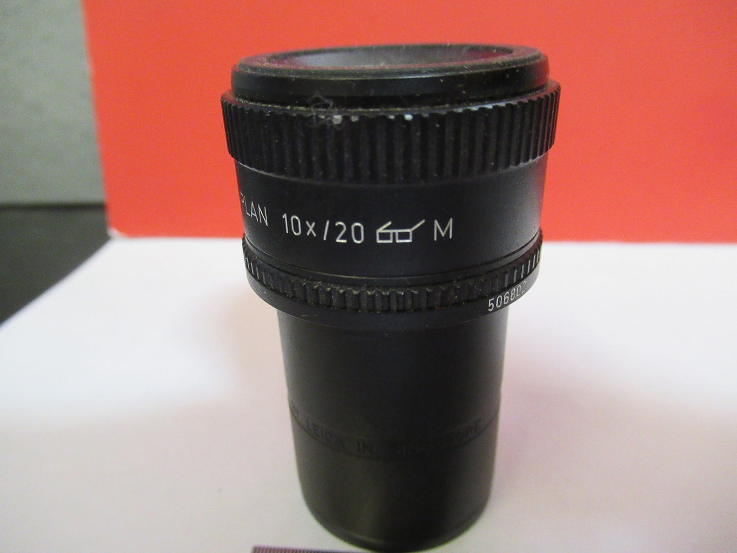 LEICA LEITZ GERMANY DMRB  EYEPIECE 506802 MICROSCOPE PART AS PICTURED T7-A-81