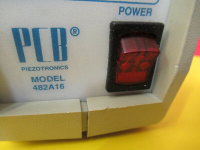 PCB PIEZOTRONICS 482A16 MULTI CH ICP SIGNAL POWER SUPPLY for ACCELEROMETER #TD-3