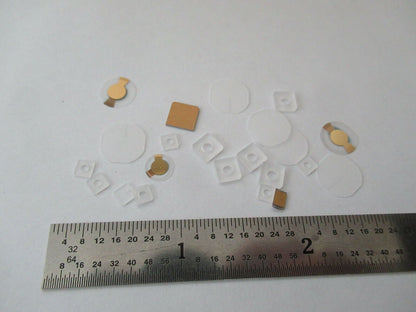 LOT BLANK PIEZOELECTRIC QUARTZ CRYSTAL X- Y- YX-CUT PIEZO SENSOR AS PIC #F5-A-62